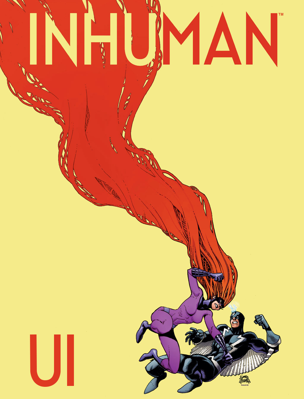 Обложка комикса «Inhuman».
